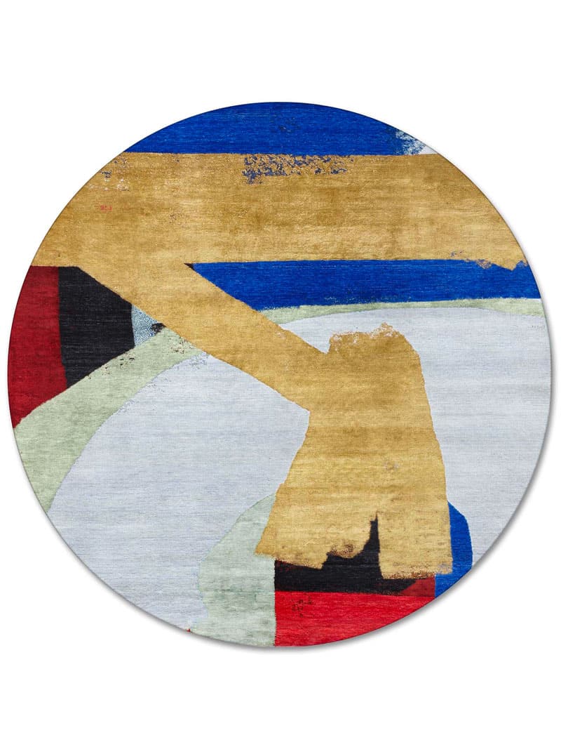 Tapis tissé main Rond Original
