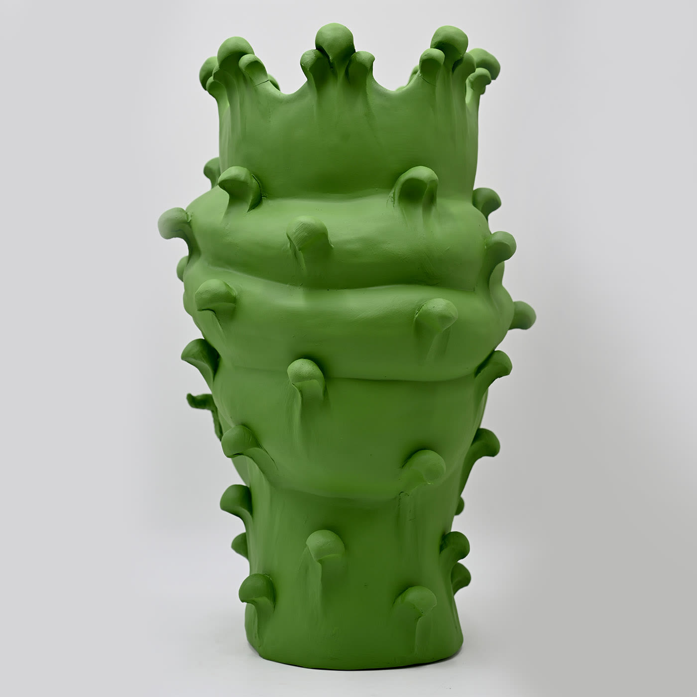 Sculpture Tête De Maure Vert Mat