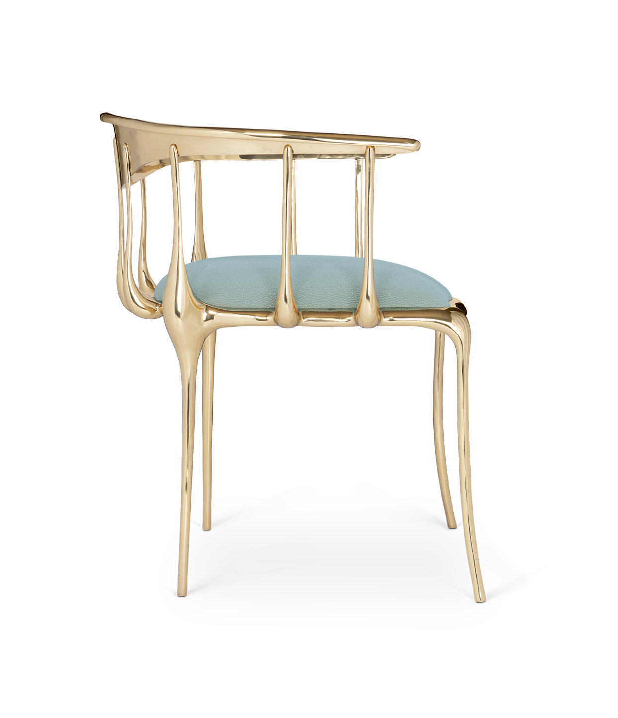 Chaise Luxe Bleu Clair