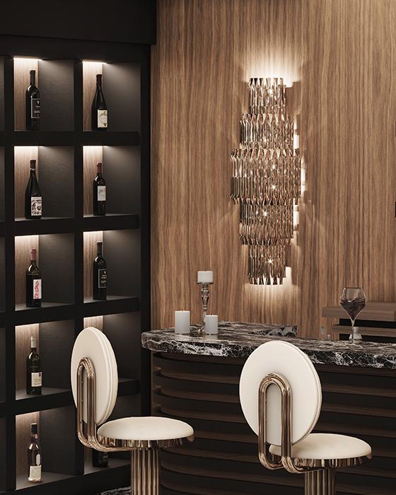 Tabouret de Bar Kelly Rond - 1