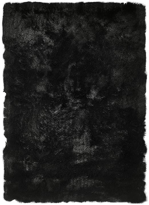 Tapis Aster Shaggy Noir