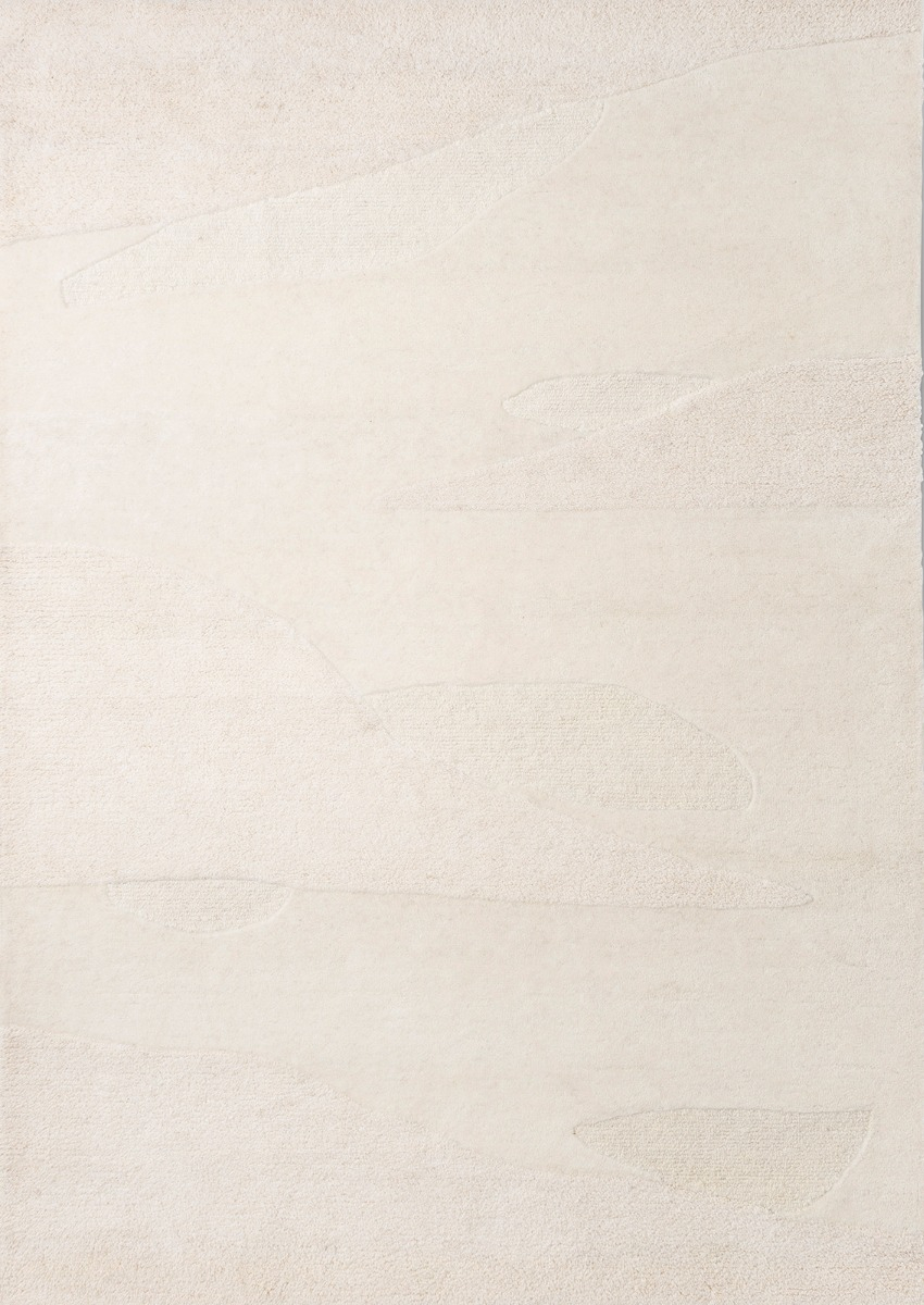 Tapis Decor Scape Laine Blanche 95001 | Taille: 200 x 280 cm