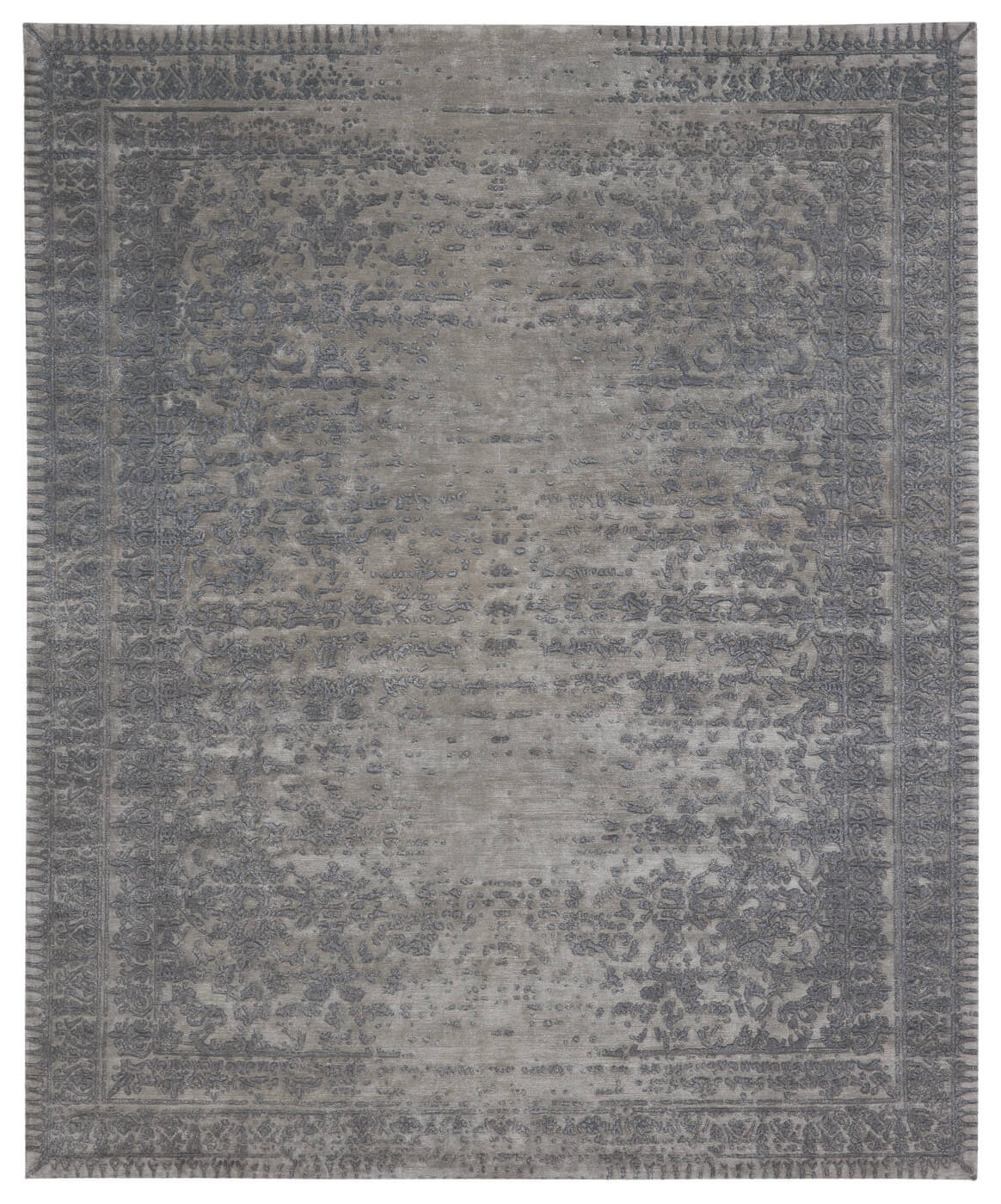 Tapis Ferrara Stomped Inversé Gris 2 | Taille: 350 x 450 cm