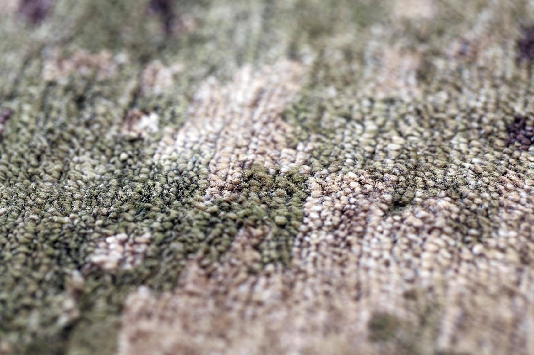 Tapis Écrin kaki