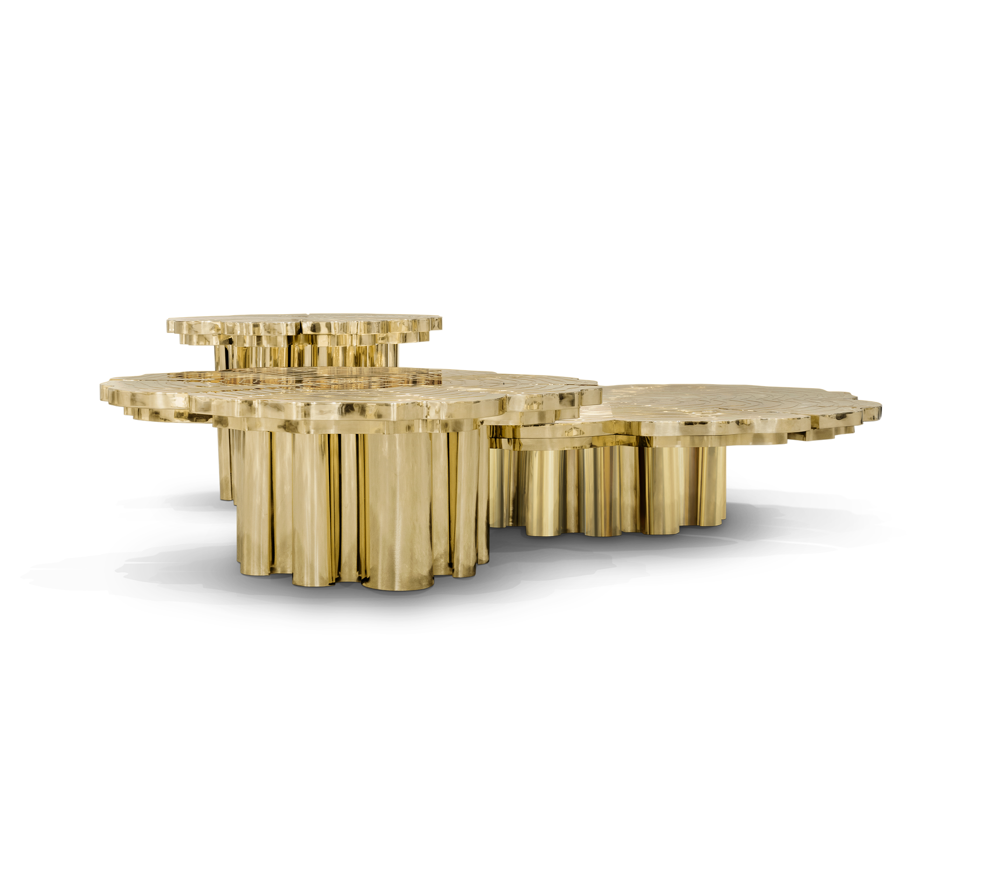 Set de Tables Basses Or Fortuna (x3)