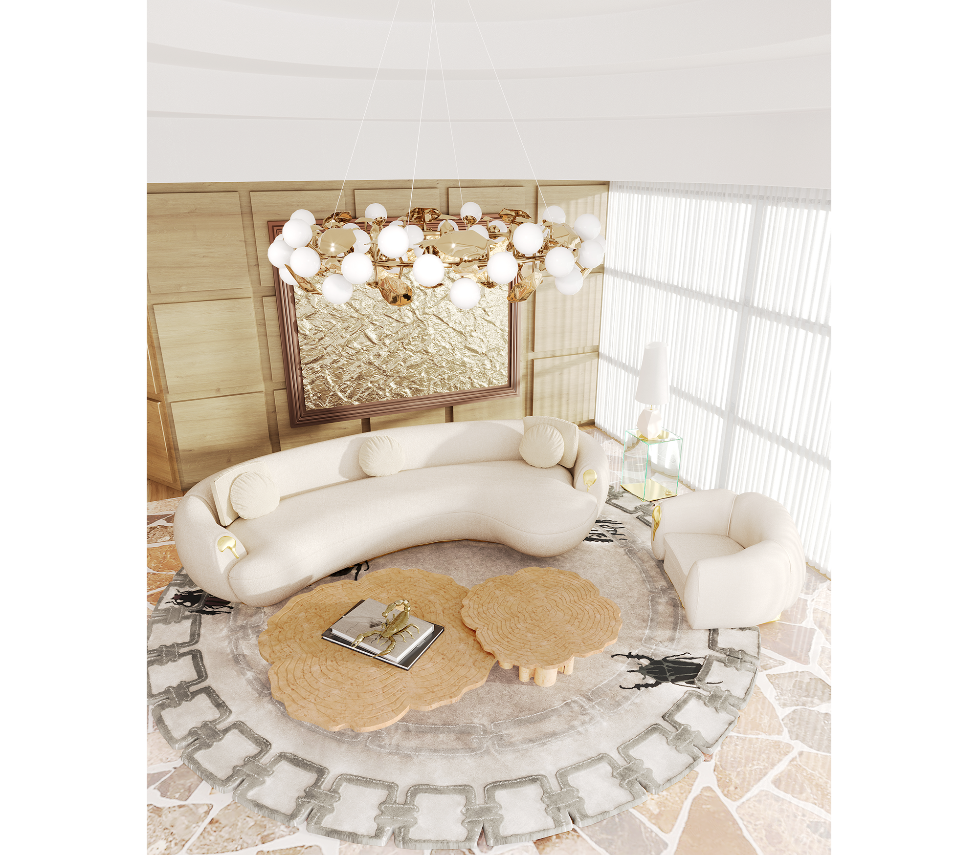 Set de Tables Basses Peuplier Fortuna (x3)