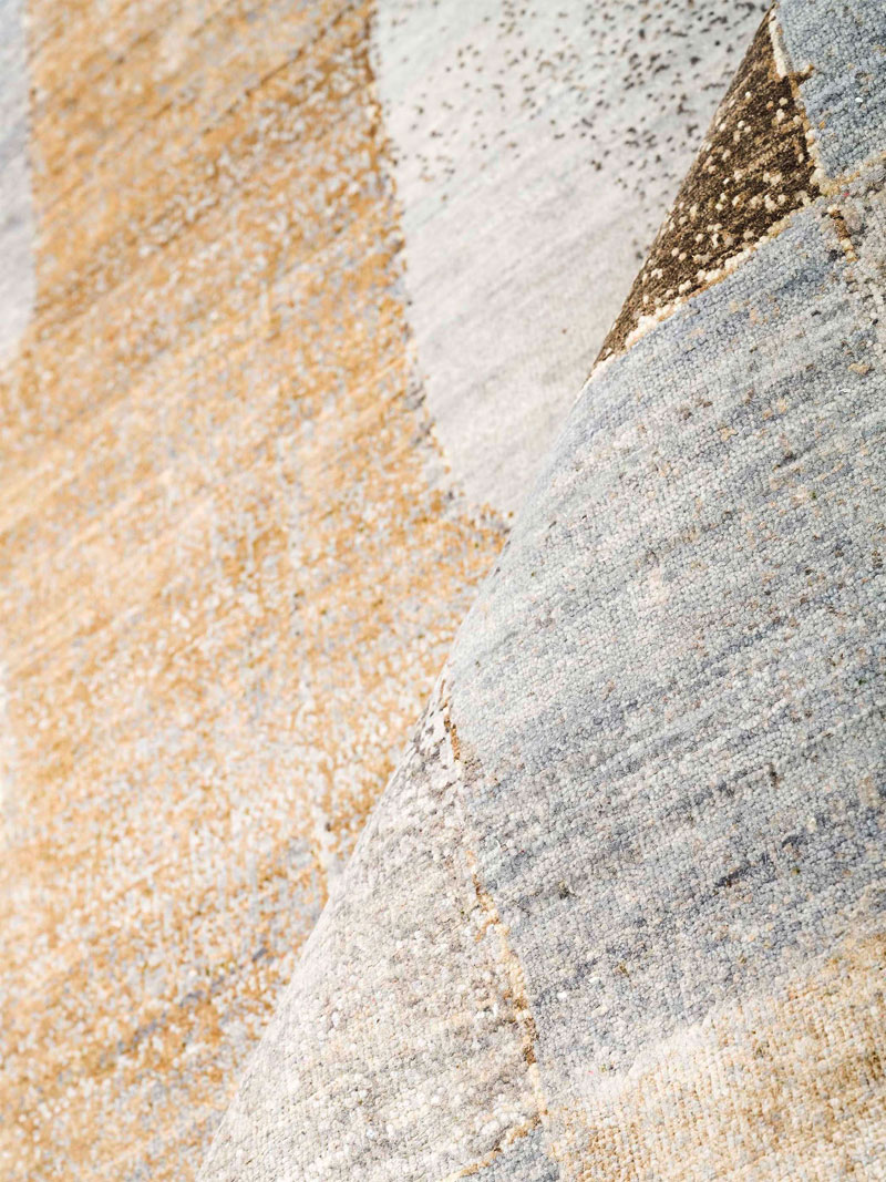 Tapis de luxe Sable Argenté