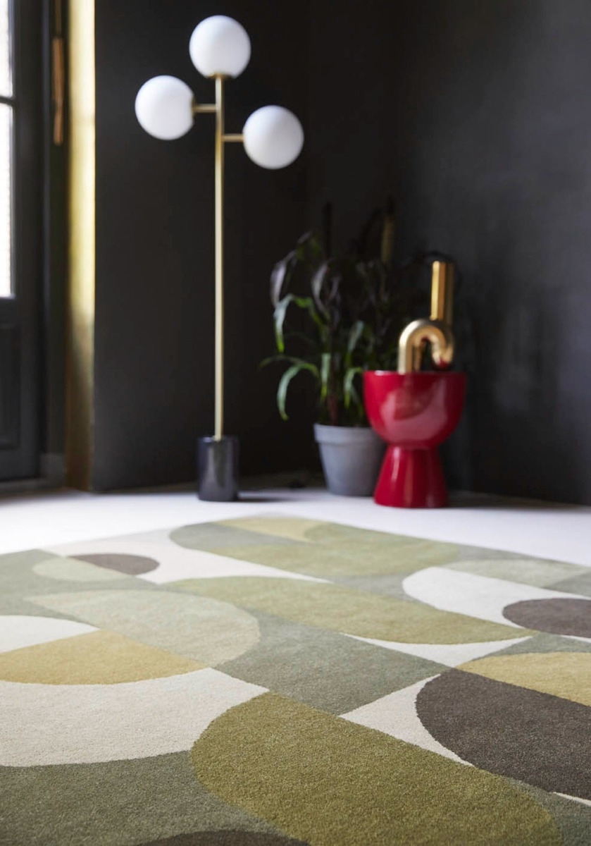 Tapis Decor Cosmo Tons Verts 95207 | Taille: 250 x 350 cm