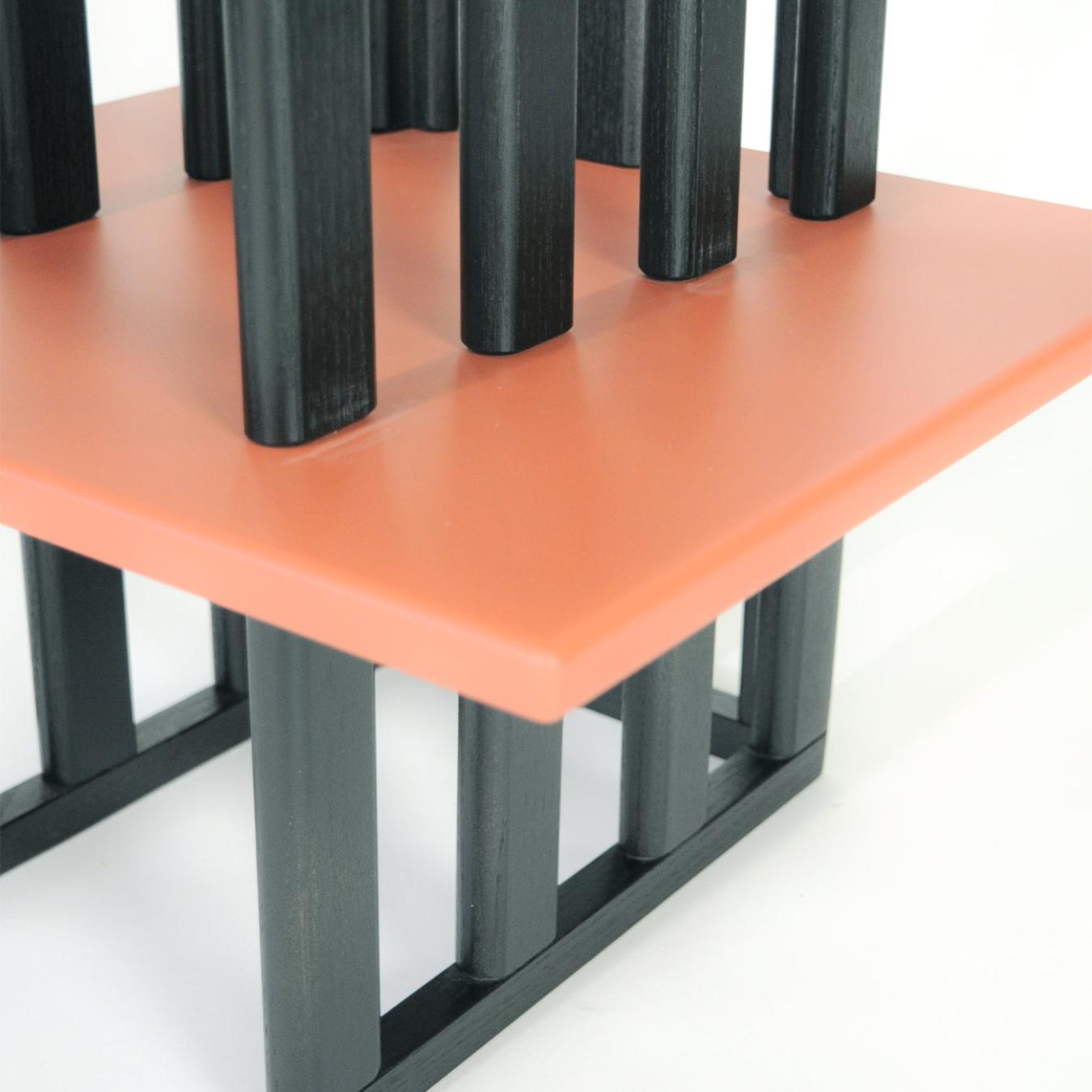 Table d'Appoint Rose & Noire en Bois