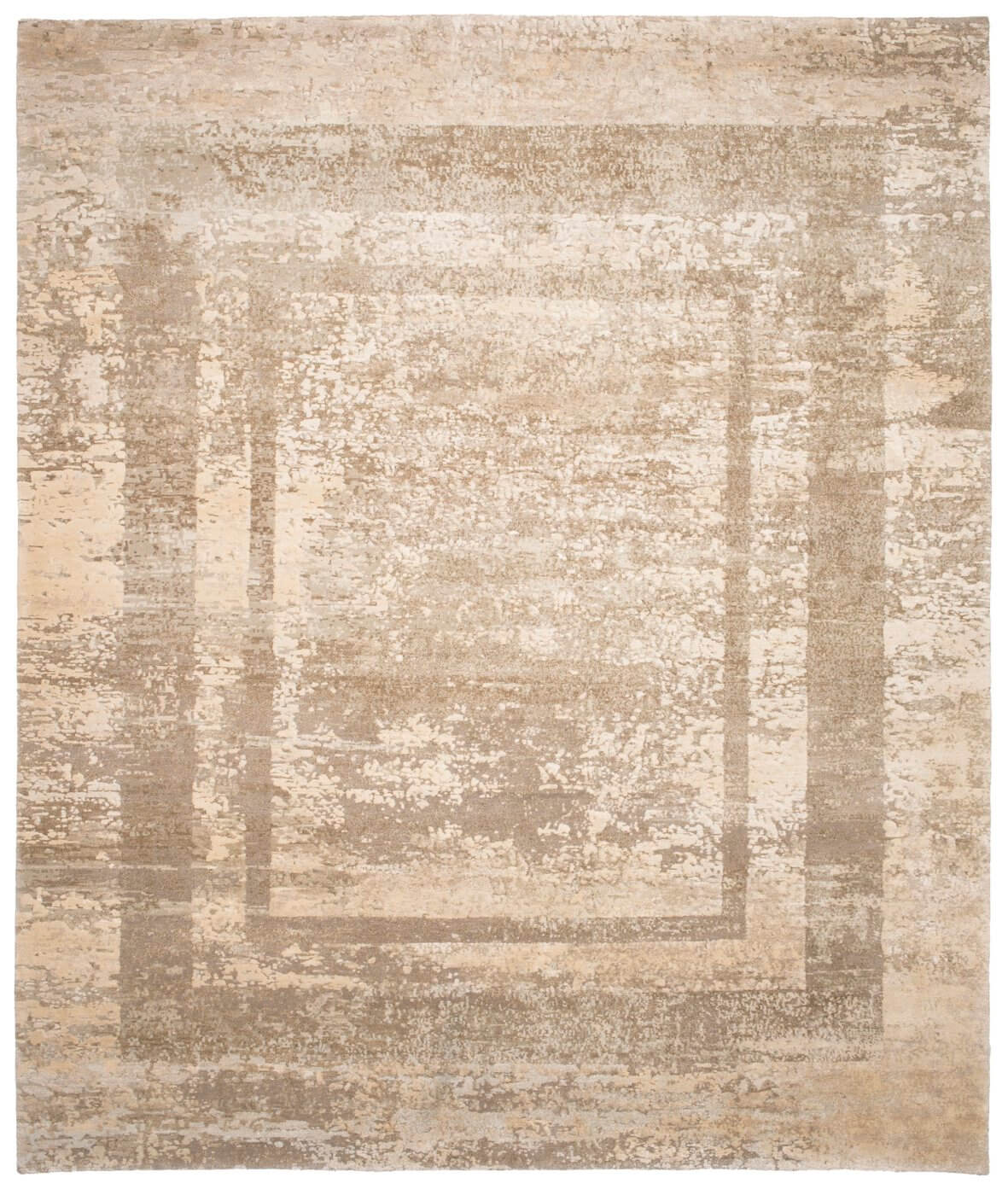 Tapis Artwork 27 Triple Bordure Crème Inversée