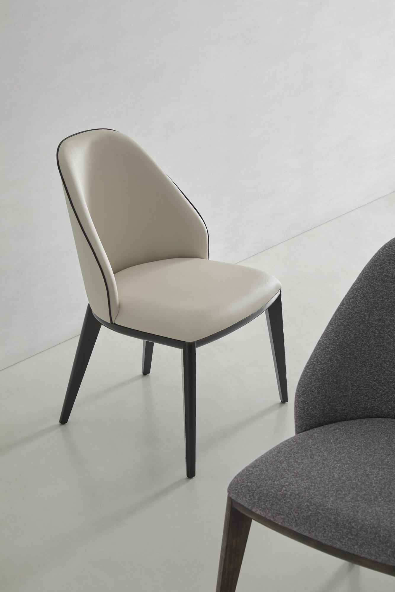 Chaise de salle à manger Atlas Grise - 3