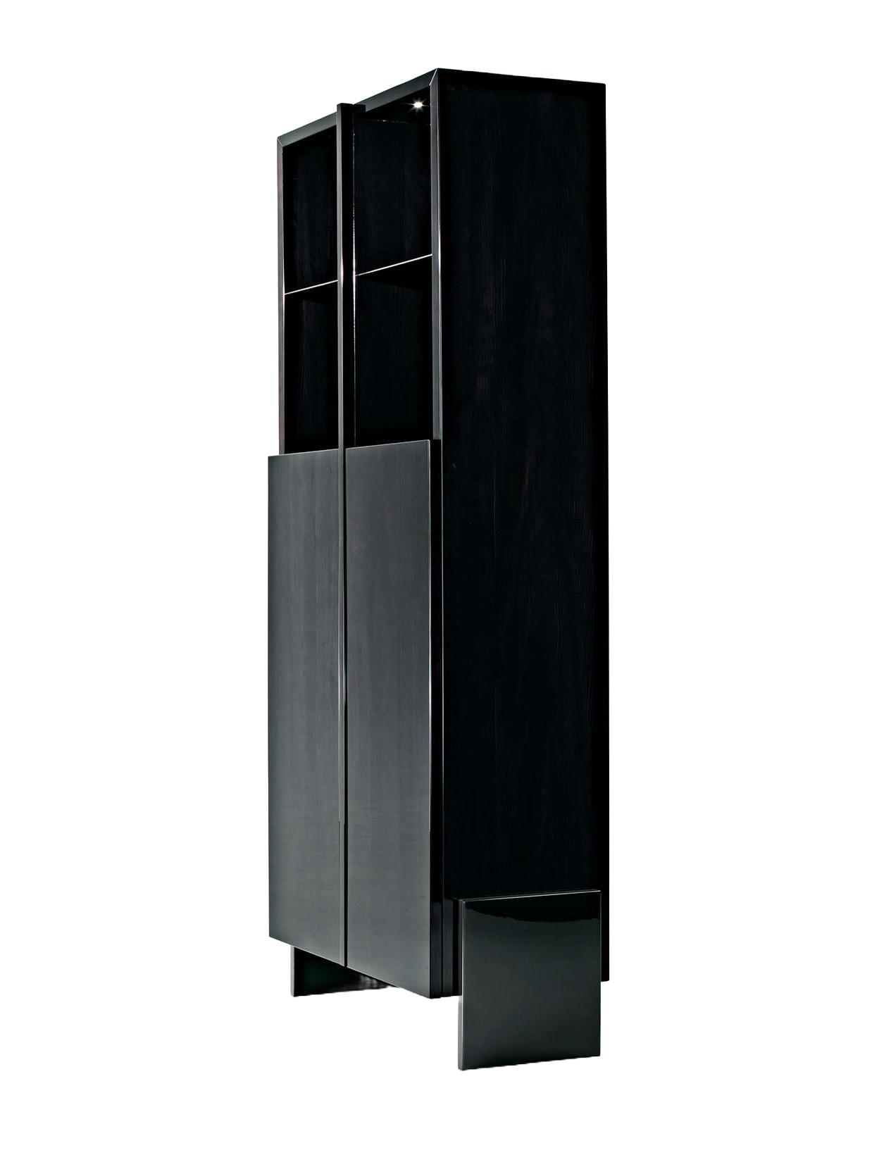 Bibliothèque 2 Portes Black & More
