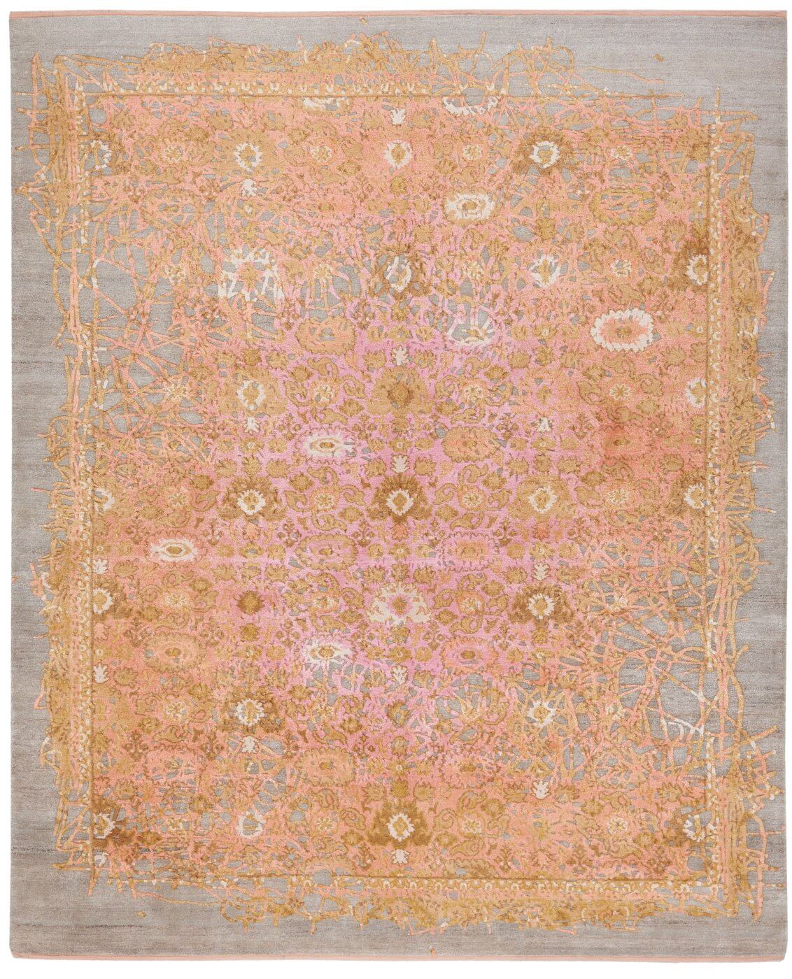 Tapis Bidjar Enjoy Marron Rose