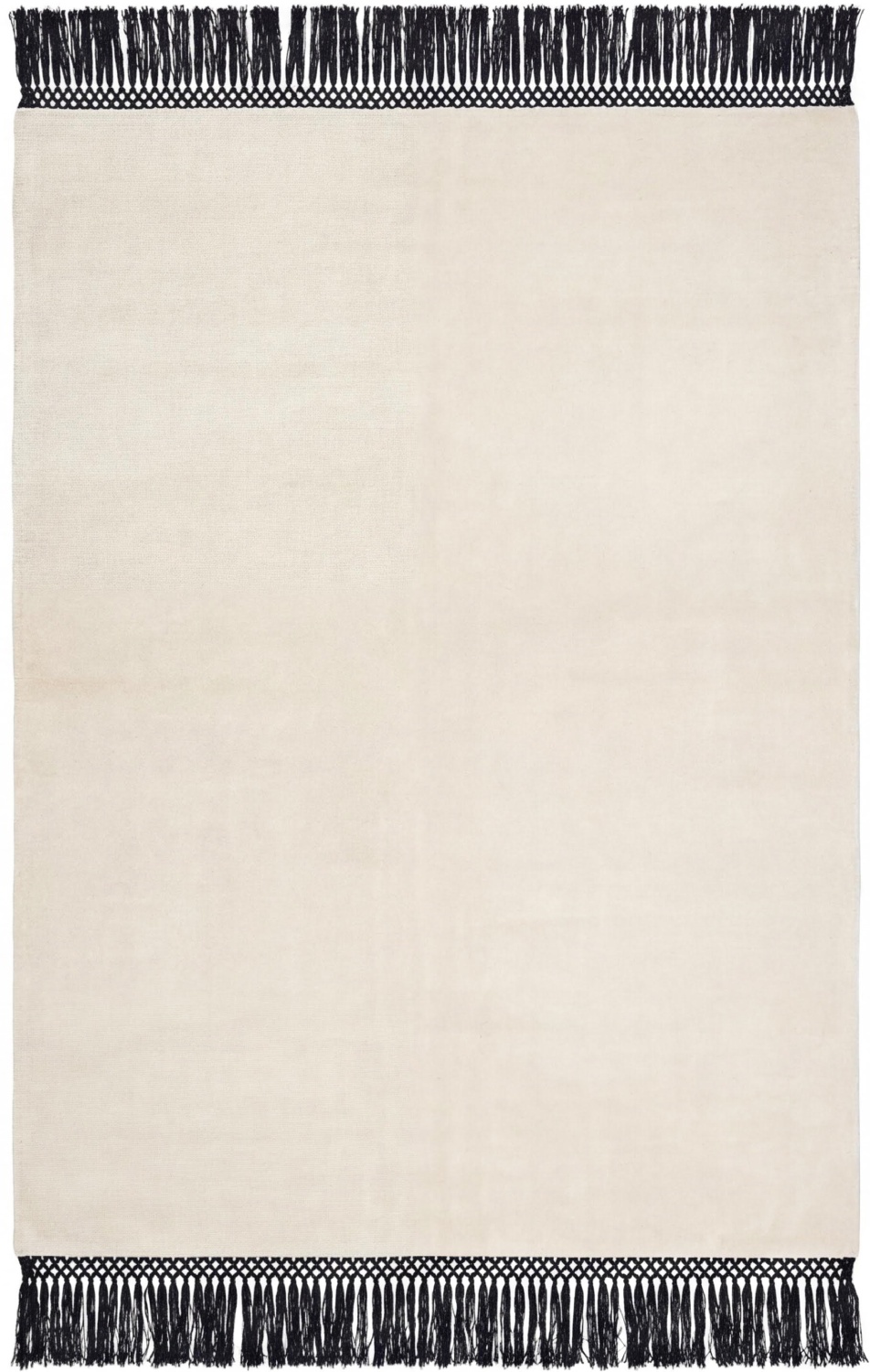 Tapis Minimal Fringe Ivory
