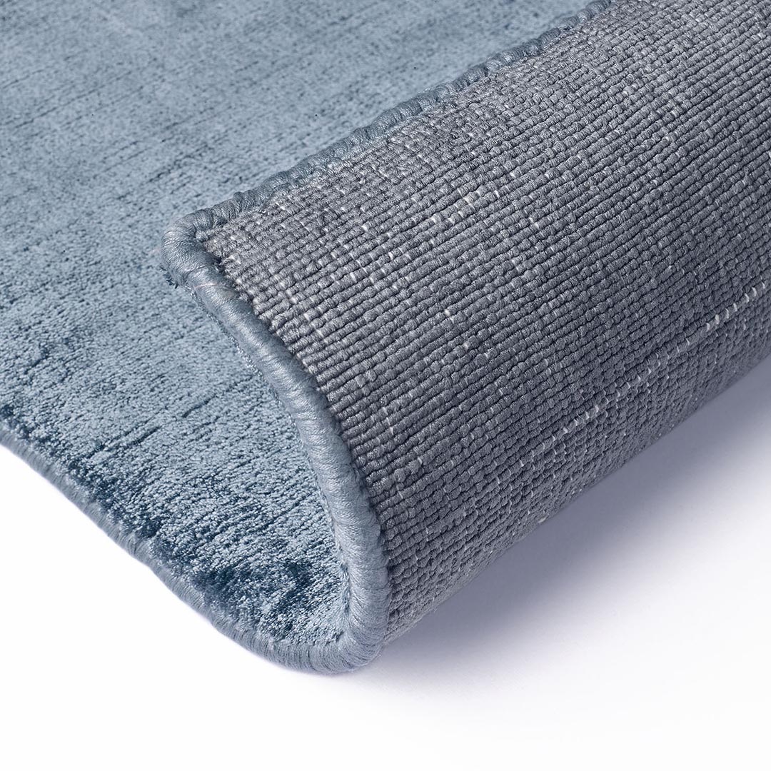 Tapis Luce Bleu Poudré Uni