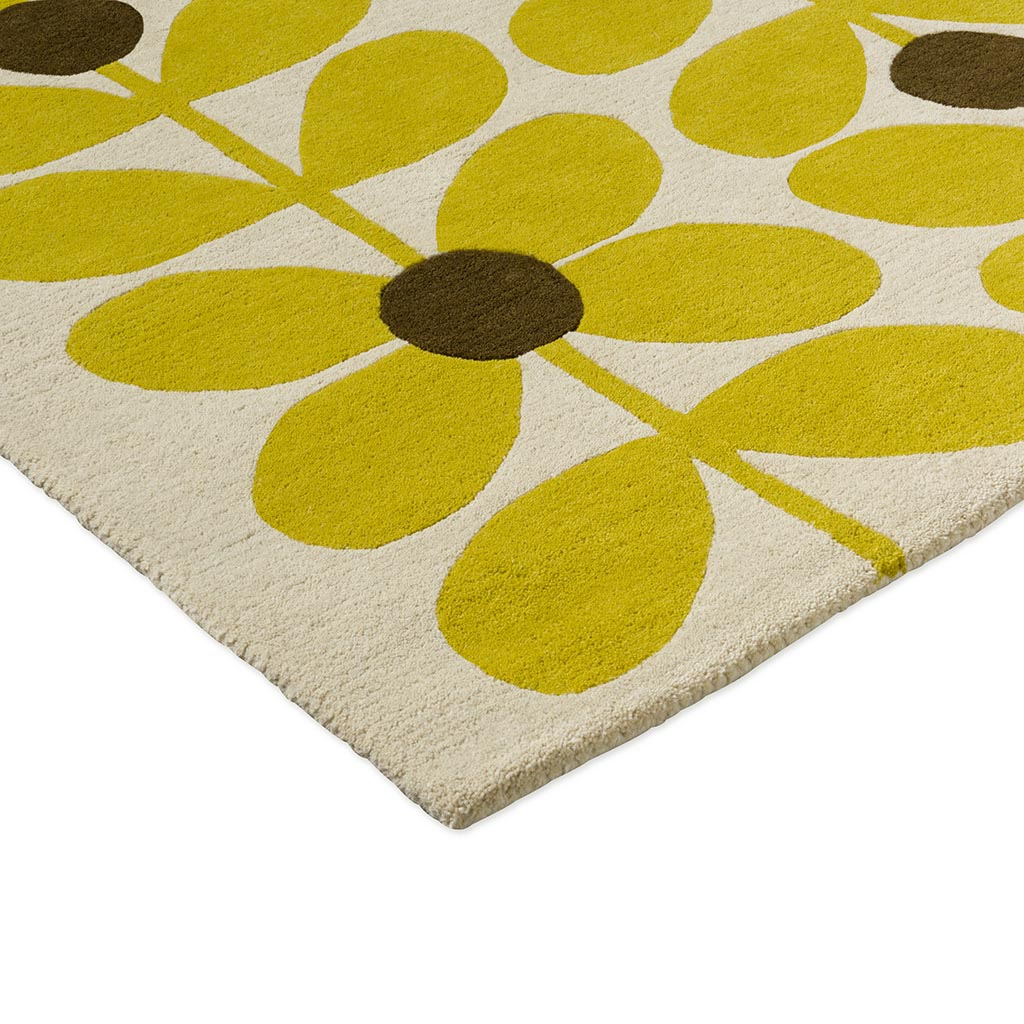 Sixties Stem Yellow Tapis | Taille: 250 × 350 cm
