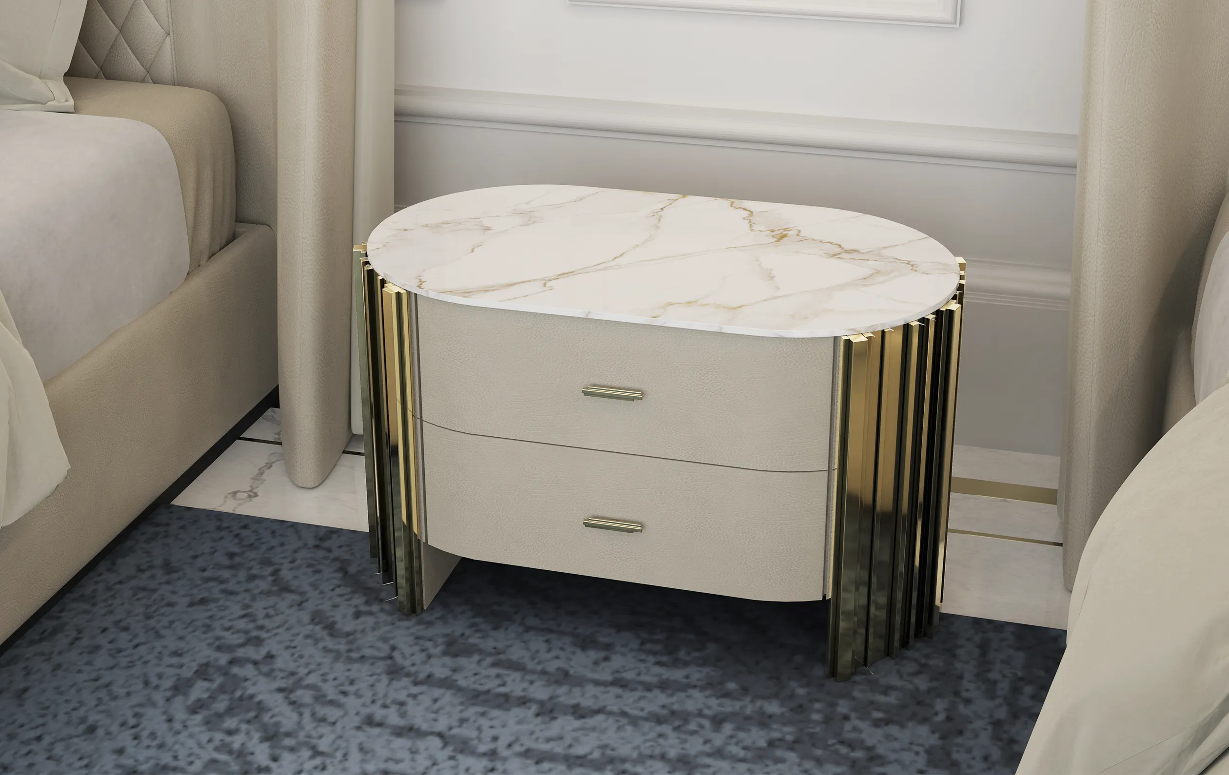 Table de Chevet Empire - 5