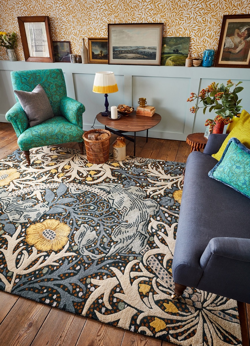 Tapis Seaweed Sarcelle 127008
