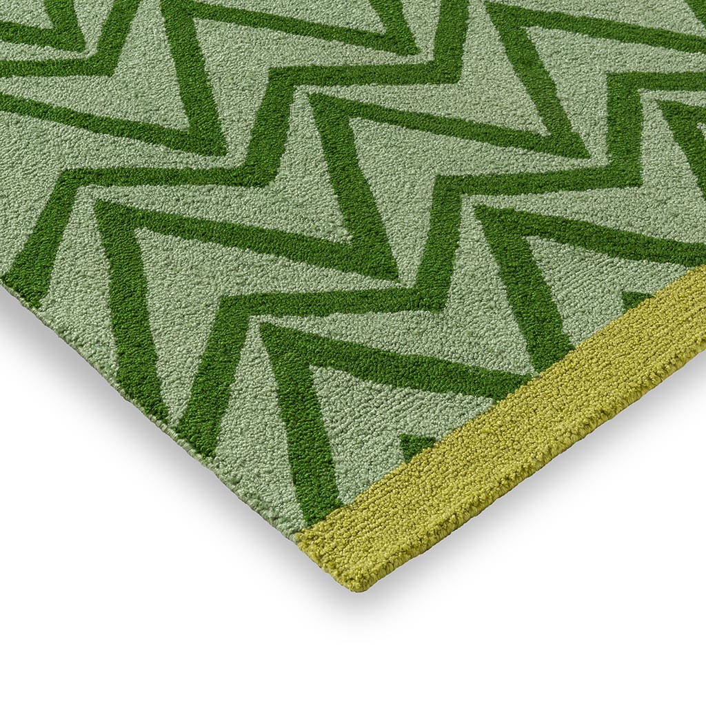 Tapis Dhurrie Vert Extérieur