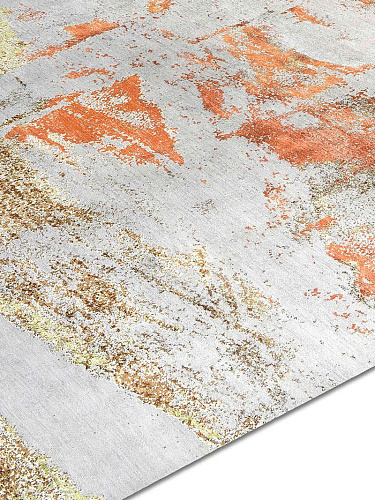 Tapis Arizona No. 02 Original sur Gris Clair