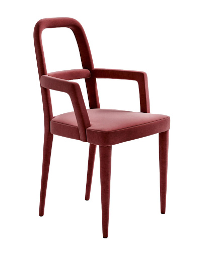 Chaise Rembourrée avec Accoudoirs