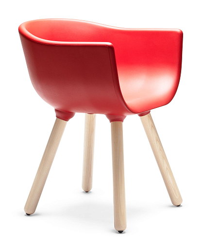 Chaise Tulip S Rouge