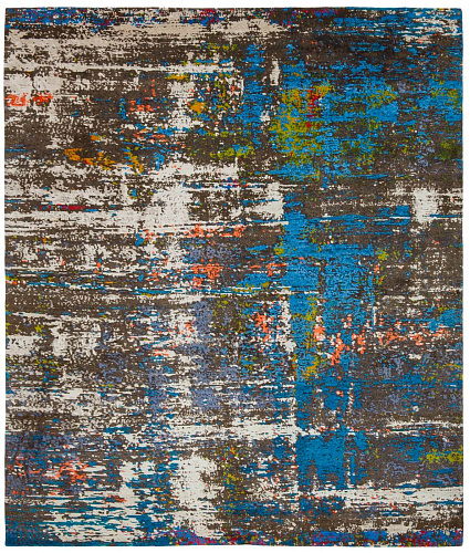 Tapis Artwork 18 Multicolore Bleu