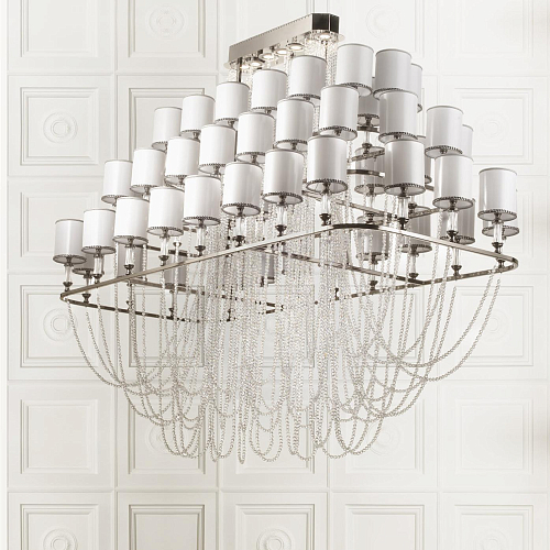 Lustre Rectangulaire aux Cristaux Asfour