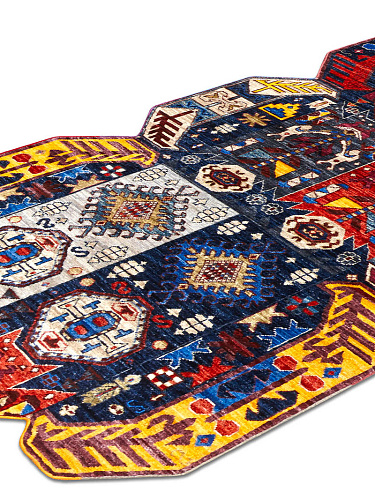 Tapis fait main de luxe Multiforme