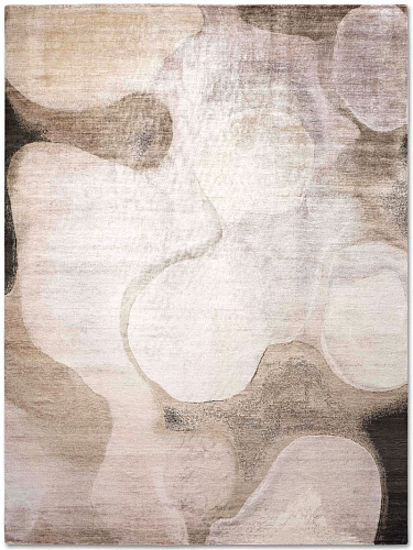 Tapis fait main de luxe Sable