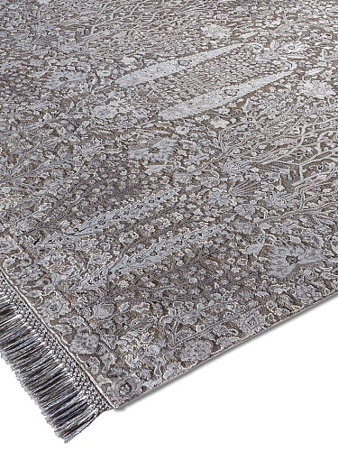 Tapis de luxe Jardin de Pins Charbon