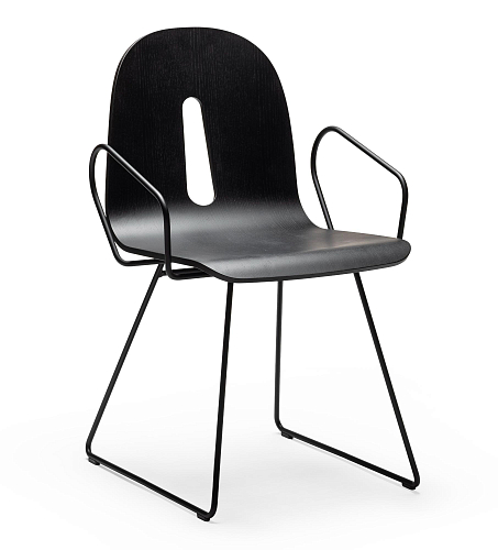 Chaise Gotham Woody SL-P Frêne Noir