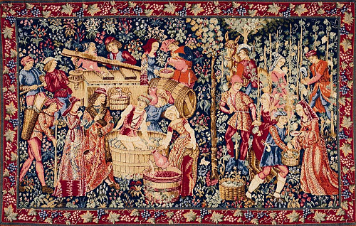 Tapisserie Moisson Horizontale avec Bordure
