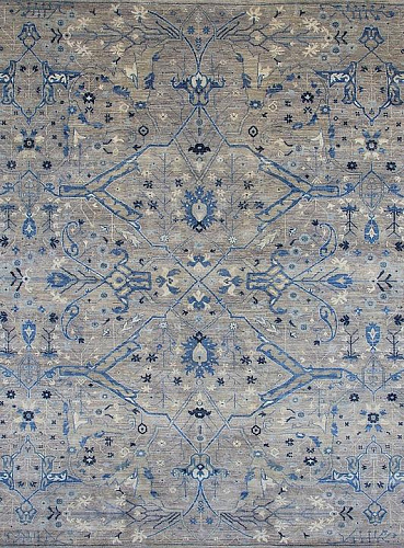 Tapis Heriz Noué à la Main