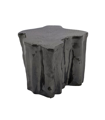 Table d'Appoint en Céramique Noire Horizon