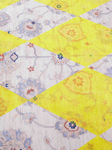 Tapis Double Couche Jaune