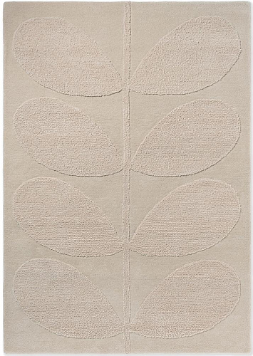 Tapis design en laine Solid Stem Écru 158309