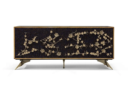 Cabinet Plume de Paon Violette Spellbound