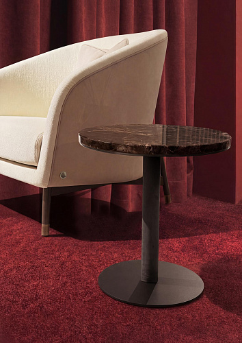 Table basse ronde en marbre Daniel
