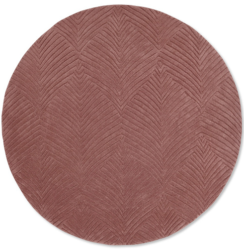 Tapis rond Folia Vison