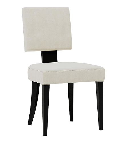 Chaise bicolore en bois