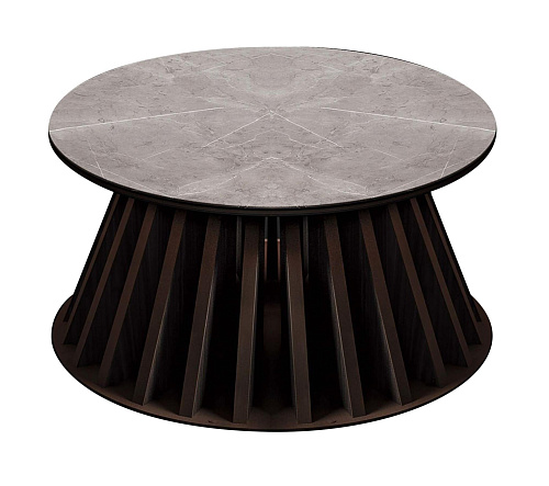 Table Basse en Marbre / Bois