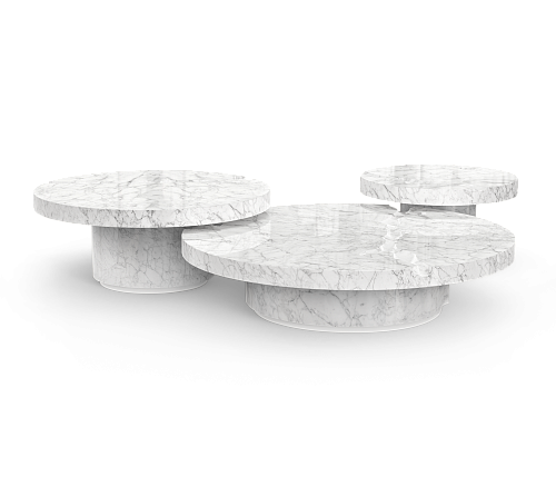 Tables Dominion Carrara x3