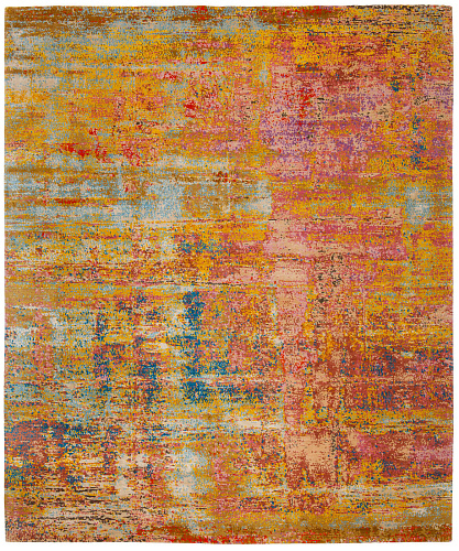Tapis Artwork 18 Multicolore Rose