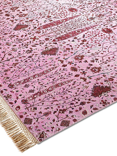 Tapis de luxe Jardin de Pins Rose