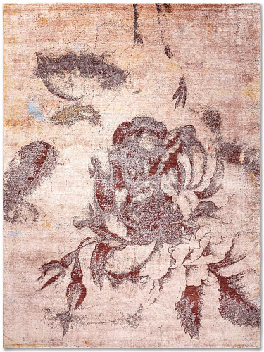 Tapis tissé main Fleurs