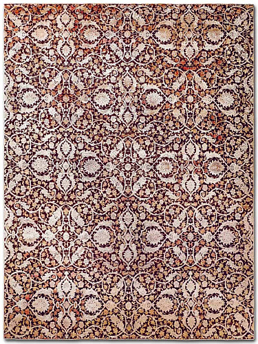Tapis Anne Original sur Violet Foncé