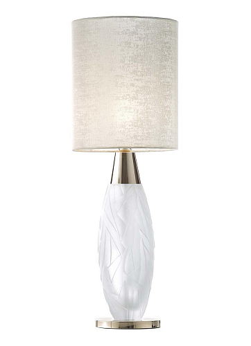 Lampe de Table Or Doux en Cristal Mat Taillé Main
