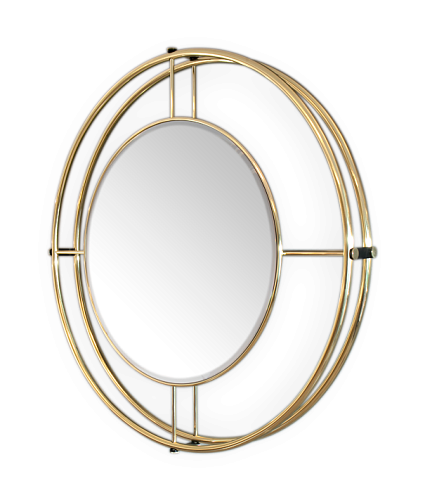 Miroir Mural Noir