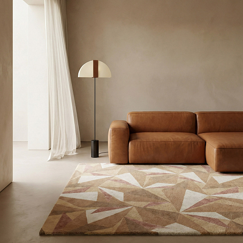 Tapis Moderne Diamond Camel